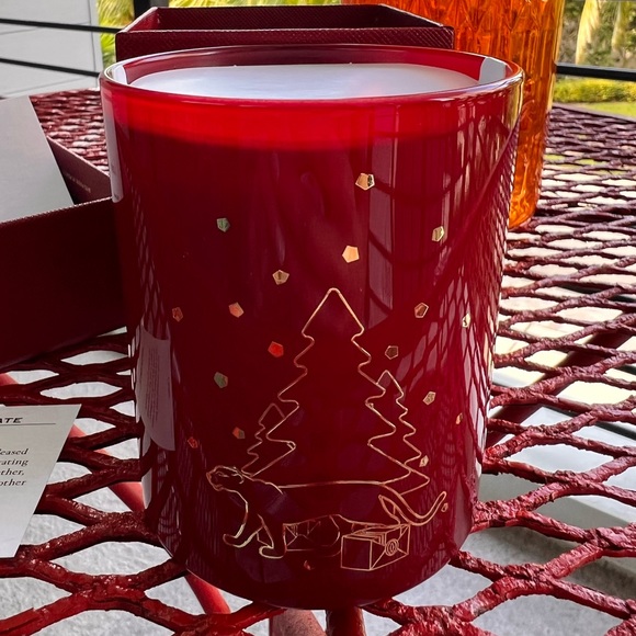 Authentic Cartier 6.5 oz scented candle with a Christmas motive. New. - Picture 7 of 11